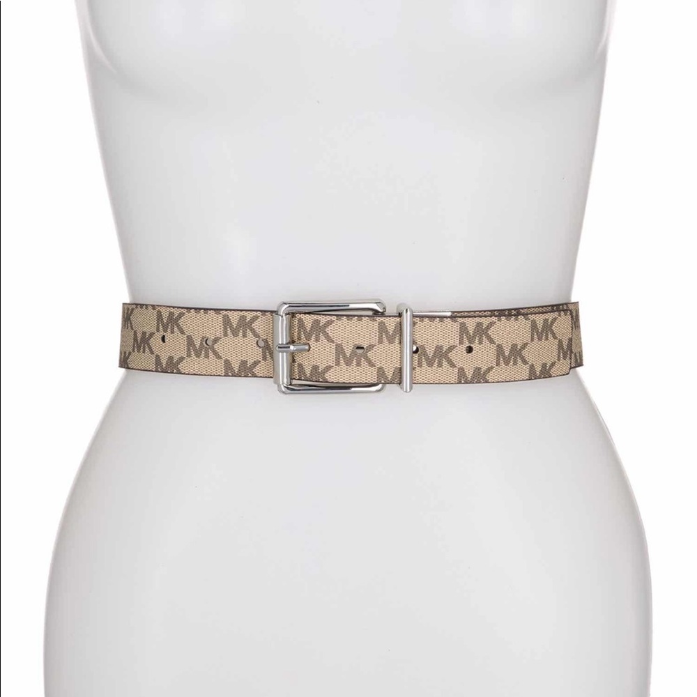 Michael Kors reversible logo belt L